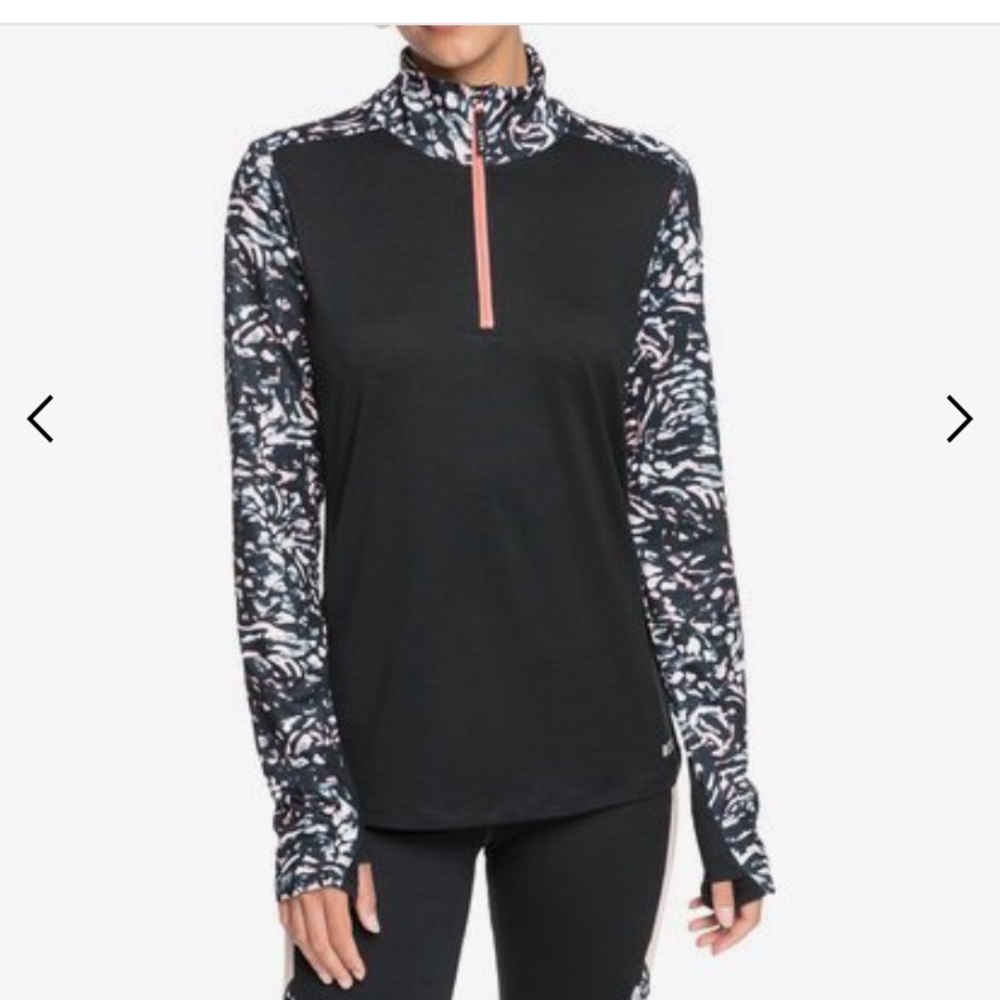 Free From Desire Roxy Long Sleeve Half Zip Shirt
